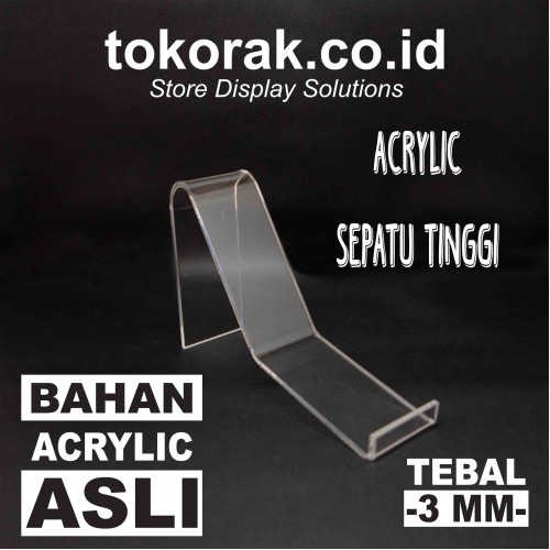 ACRYLIC SEPATU TINGGI